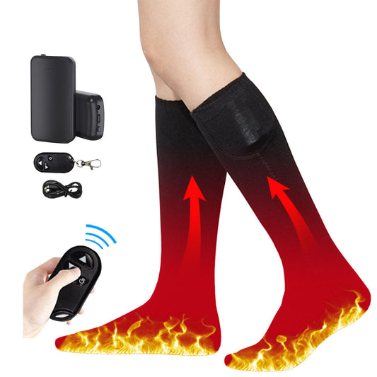 New Men And Women Remote Control Electric Socks Outdoor Cold Proof Warm Keeping Heating Socks USB Charging Heating Socks In Winter V.I.P Digital Presence   The Snag Bin