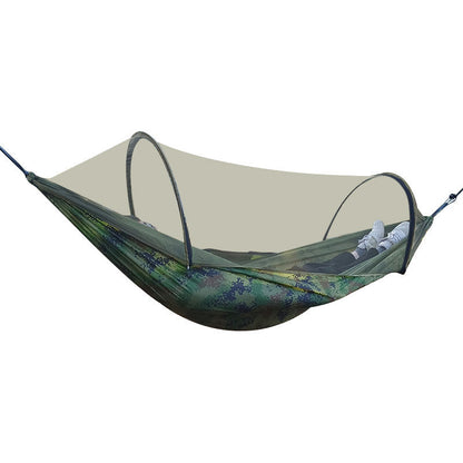 Automatic Quick Opening Mosquito Net Hammock Outdoor Camping Pole Mosquito Net Hammock Anti Roll Nylon Hammock V.I.P Digital Presence  38.60 The Snag Bin
