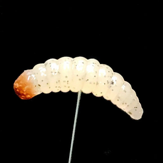 1" Realistic Waxworm "The Tater Bug" - The Snag Bin