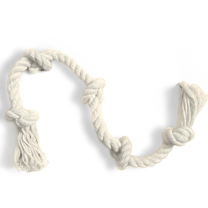 100% Organic Cotton Rope Dog Toy - 5 Sizes - The Snag Bin