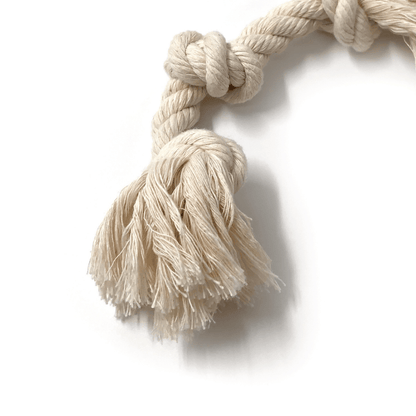 100% Organic Cotton Rope Dog Toy - 5 Sizes - The Snag Bin