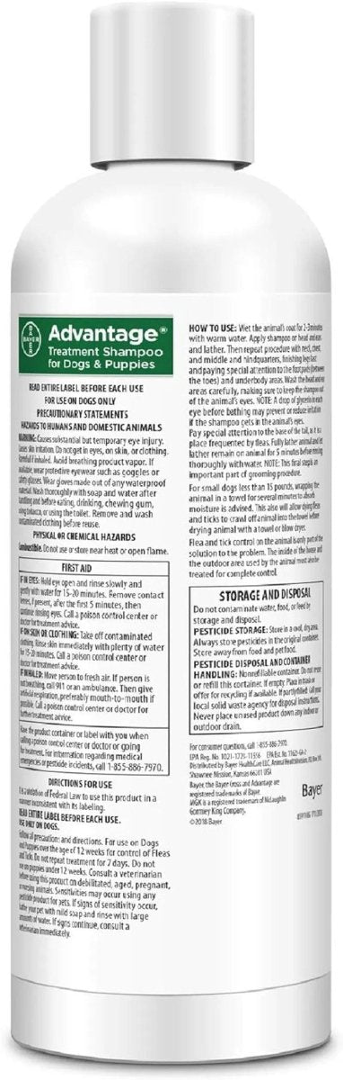 12 Oz Flea & Tick Shampoo for Puppies & Adult Dogs . - The Snag Bin