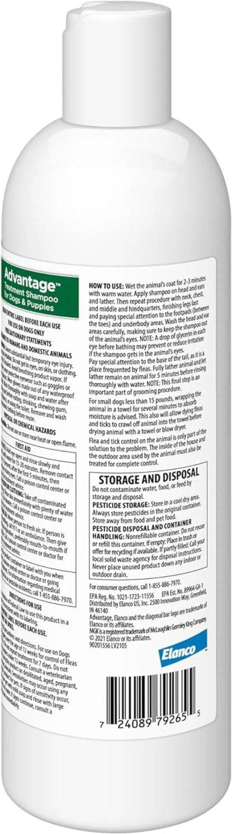 12 Oz Flea & Tick Shampoo for Puppies & Adult Dogs . - The Snag Bin