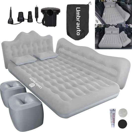 Umbrauto 29.53in/75cm Wide Car Air Mattress – Inflatable SUV, Truck & Van Back Seat Camping Bed with Pump & Pillows, Gray V.I.P Digital Presence  127.04 The Snag Bin