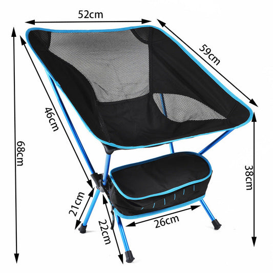 Travel Ultralight Folding Chair Superhard High Load Outdoor Camping Chair Portable Beach Hiking Picnic Seat Fishing Tools Chair V.I.P Digital Presence   The Snag Bin
