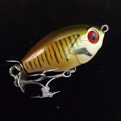 1.4" Floating Micro Prop Bait "Hillbilly Plop" - The Snag Bin