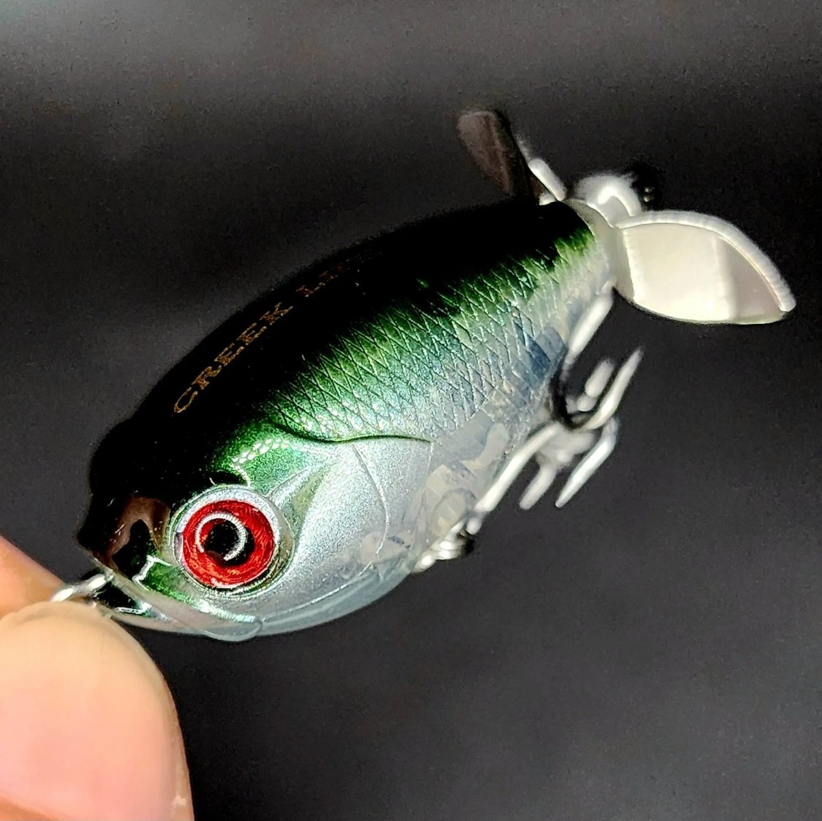 1.4" Floating Micro Prop Bait "Hillbilly Plop" - The Snag Bin