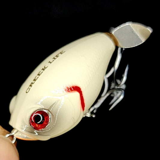 1.4" Floating Micro Prop Bait "Hillbilly Plop" - The Snag Bin