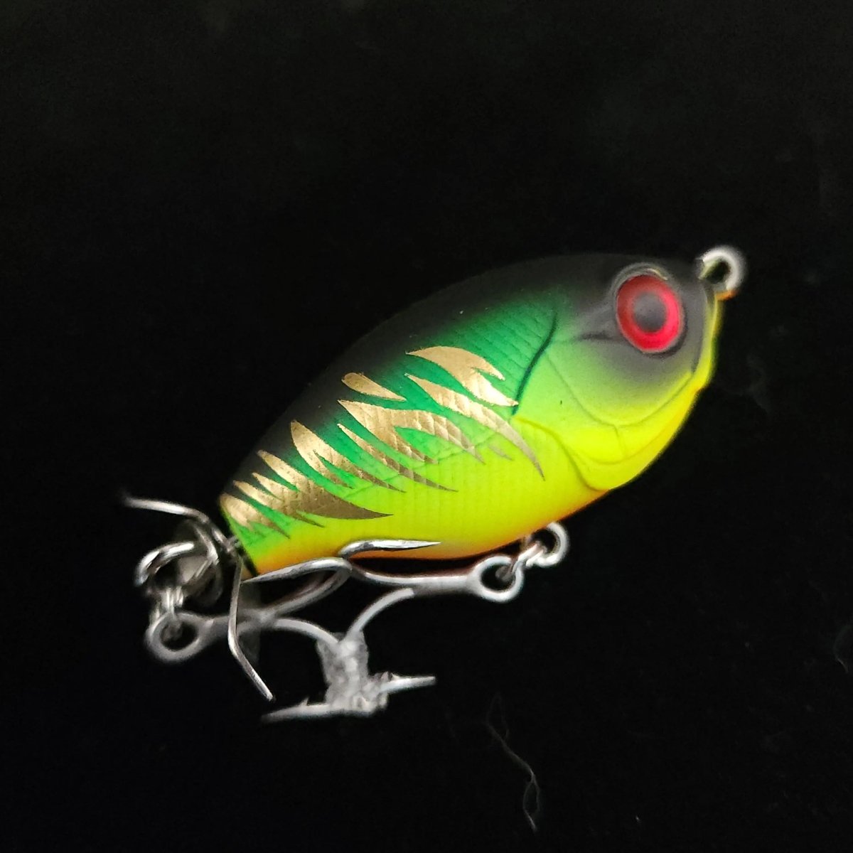 1.4" Floating Micro Prop Bait "Hillbilly Plop" - The Snag Bin