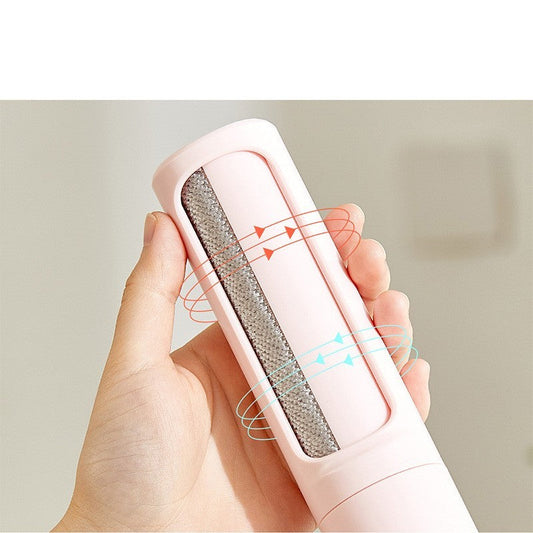 2-1 Reusable Pet Brush Lint Roller Portable Effective Self Cleaning Tool for Cat Dog Fur Hair Dust Removal Brush 1615203197688