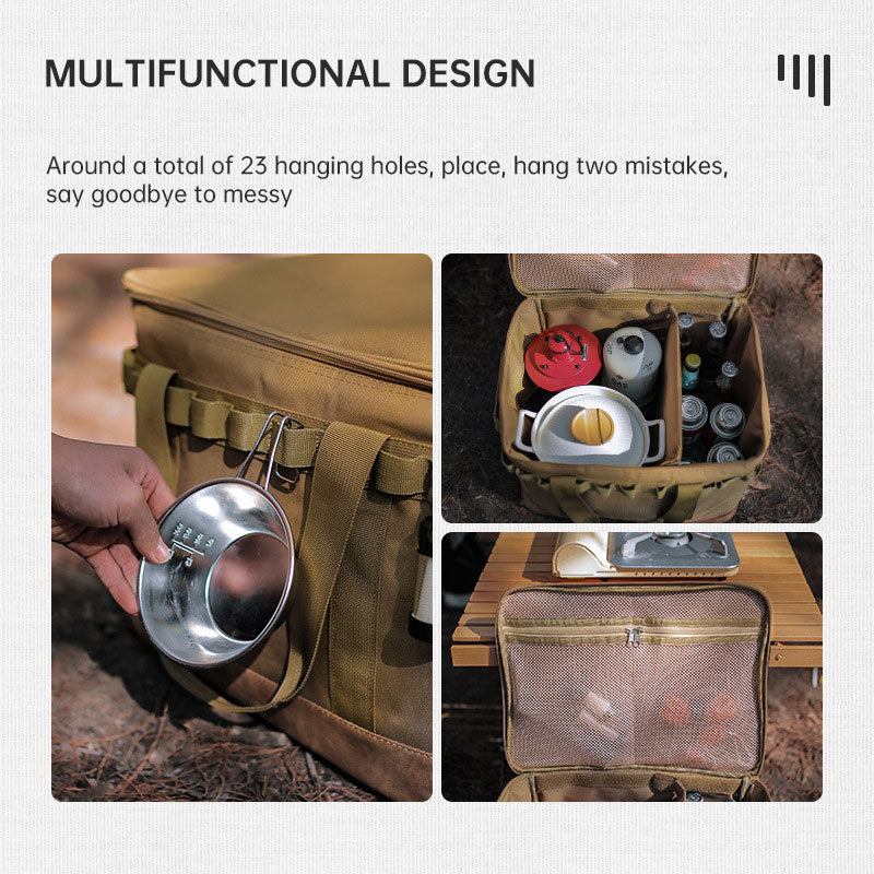 Outdoor Handbag Anti-Collision Storage Box Camping Waterproof Debris Bag Tableware and Kitchen Utensils Storage Bag V.I.P Digital Presence   The Snag Bin