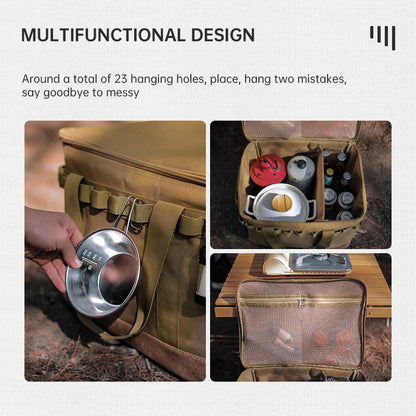 Outdoor Handbag Anti-Collision Storage Box Camping Waterproof Debris Bag Tableware and Kitchen Utensils Storage Bag V.I.P Digital Presence   The Snag Bin