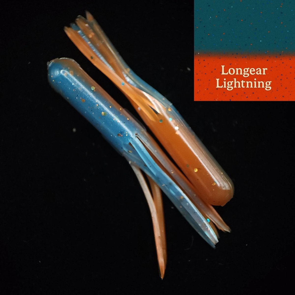 1.8" Micro Hollow Tube "The Whisker - Doodle Dangleworm" - The Snag Bin
