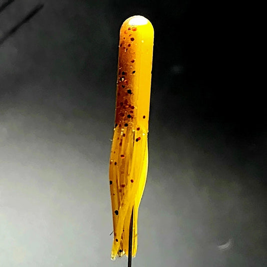 1.8" Micro Hollow Tube "The Whisker - Doodle Dangleworm" - The Snag Bin