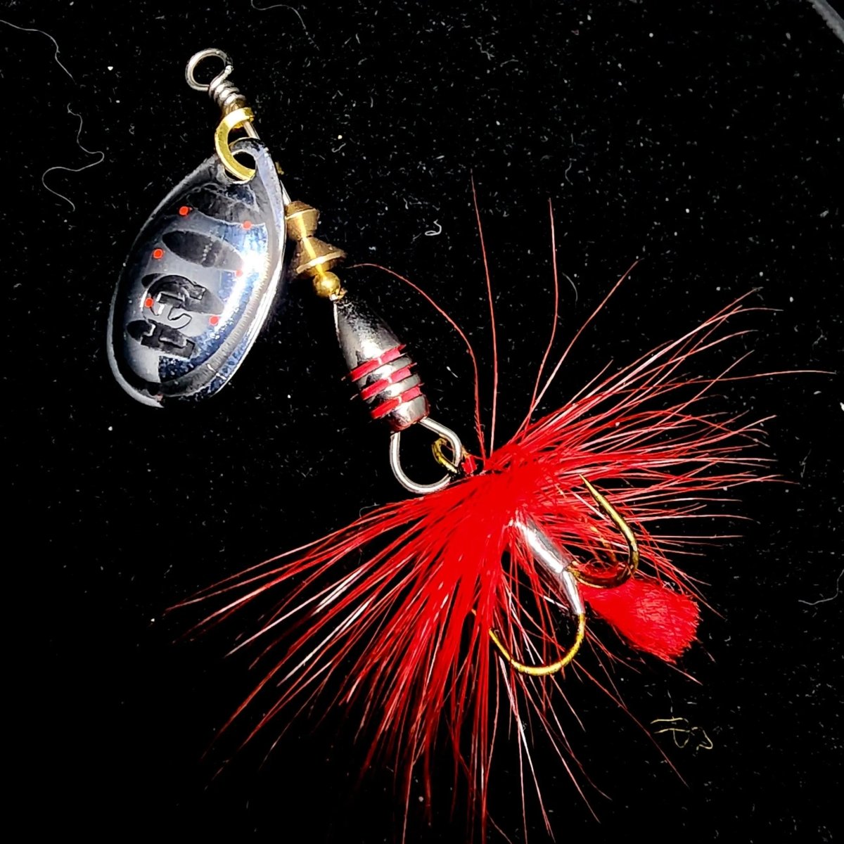 1/8oz Tungsten Inline Spinner "The Spin - N - Grin" - The Snag Bin