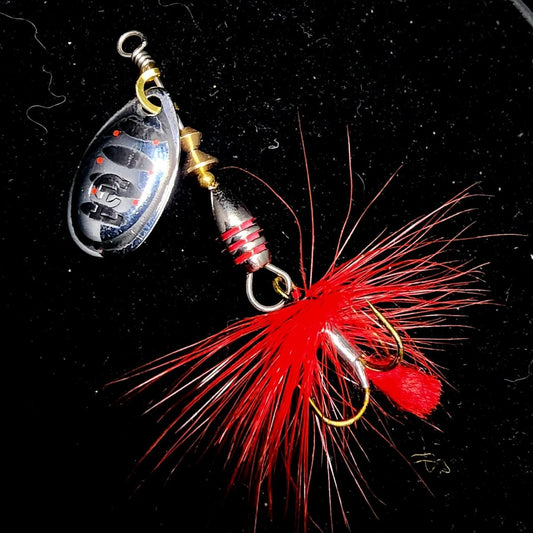1/8oz Tungsten Inline Spinner "The Spin - N - Grin" - The Snag Bin