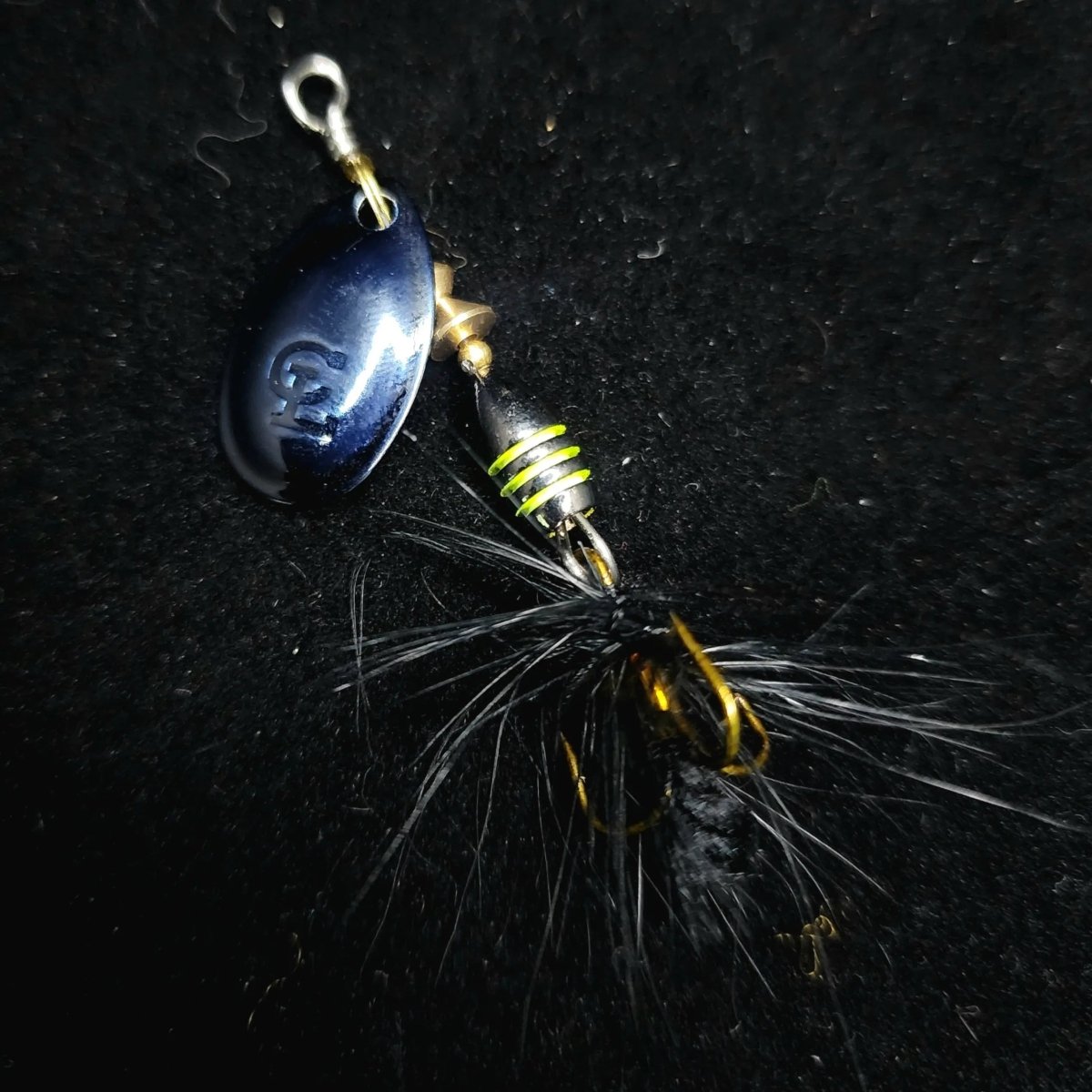 1/8oz Tungsten Inline Spinner "The Spin - N - Grin" - The Snag Bin