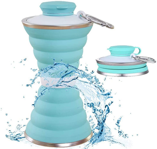 500ML Silicone Water Bottle Cup Foldable Leak Proof Portable Sports Travel Water Bottles For Outdoor Travel Gym Hiking Reuseable Kitchen Gadgets 1cfc144c-6f48-4561-a621-10426d3bd10a