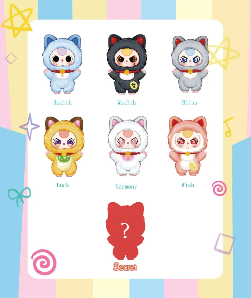 Baby Three Billionaire Cat Plush Series Blind Box