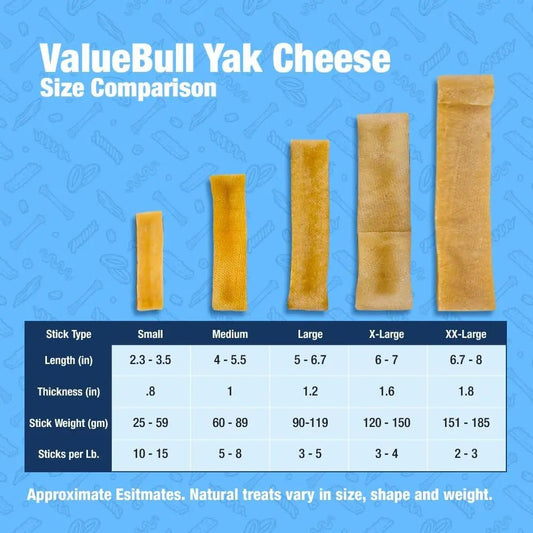 2 Lb Himalayan Yak Cheese Dog Chews - The Snag Bin