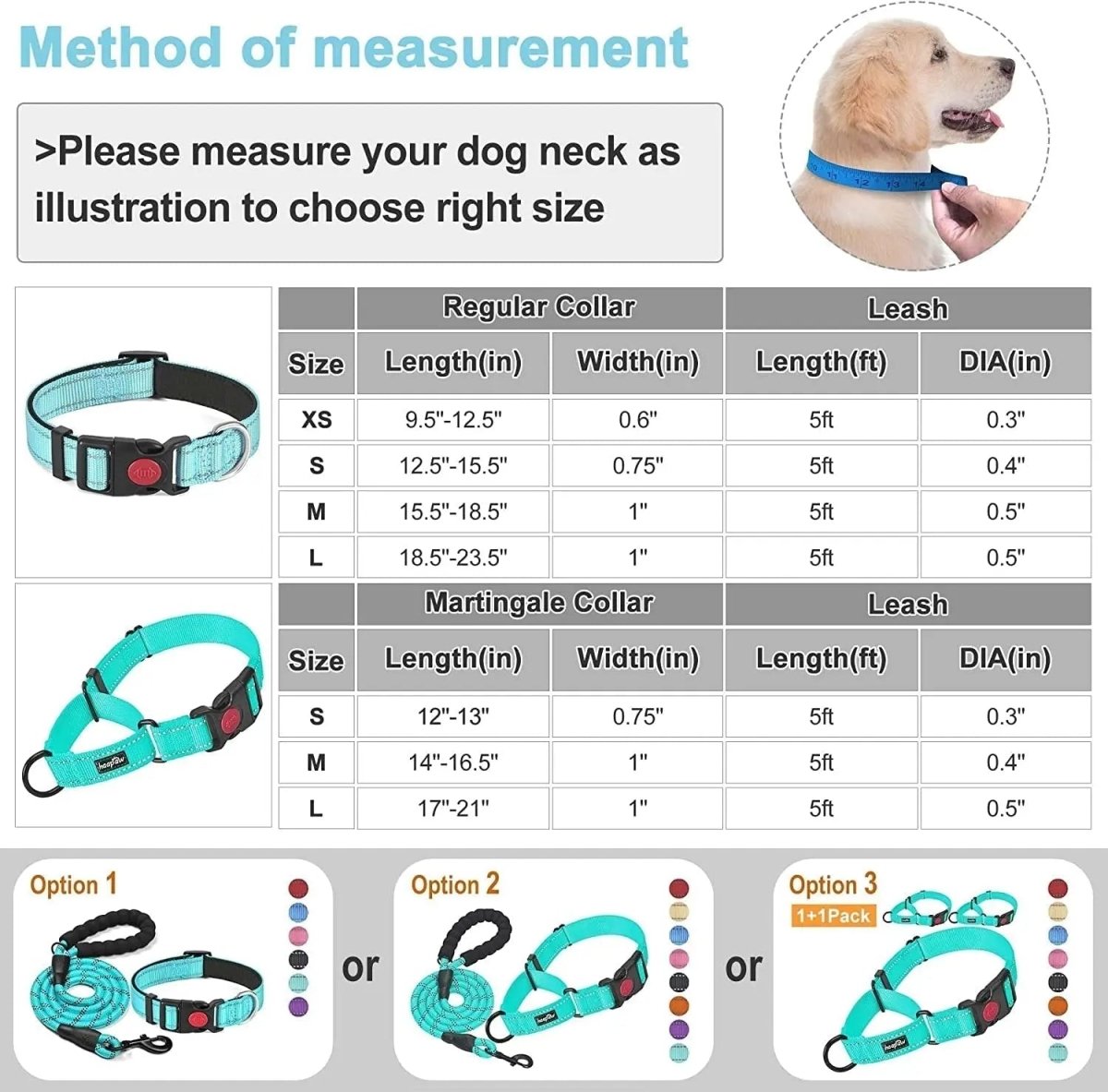 2 Packs Dog Training Collars for Small Medium Large Dogs - The Snag Bin