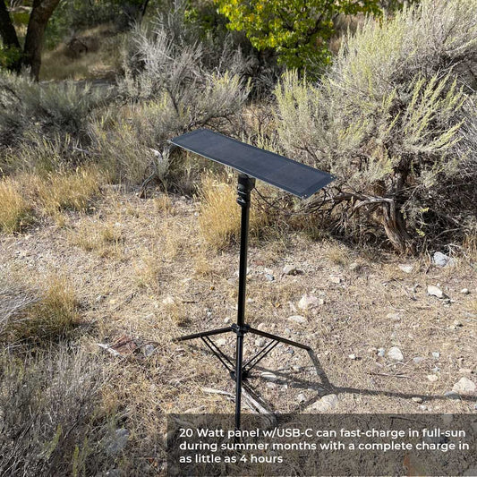 20 Watt Portable Solar Panel w/ LightRanger Receiver - The Snag Bin