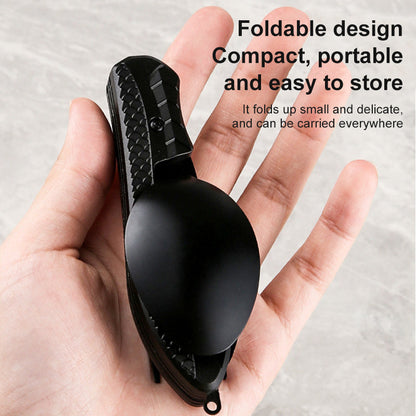 Multifunctional camping tableware stainless steel knife fork spoon, outdoor portable survival eating tools V.I.P Digital Presence   The Snag Bin