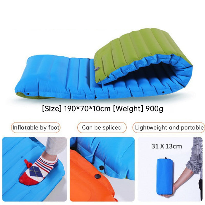 Ultralight Camping Sleeping Pad: Thicken, Self-Inflating with Built-in Pump (Outdoor/Travel) V.I.P Digital Presence  51.22 The Snag Bin