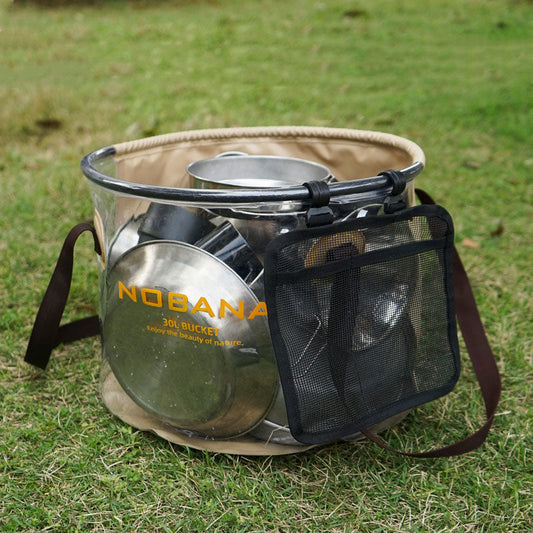 Outdoor folding bucket camping portable barbecue dish washing bucket telescopic fishing bucket V.I.P Digital Presence   The Snag Bin
