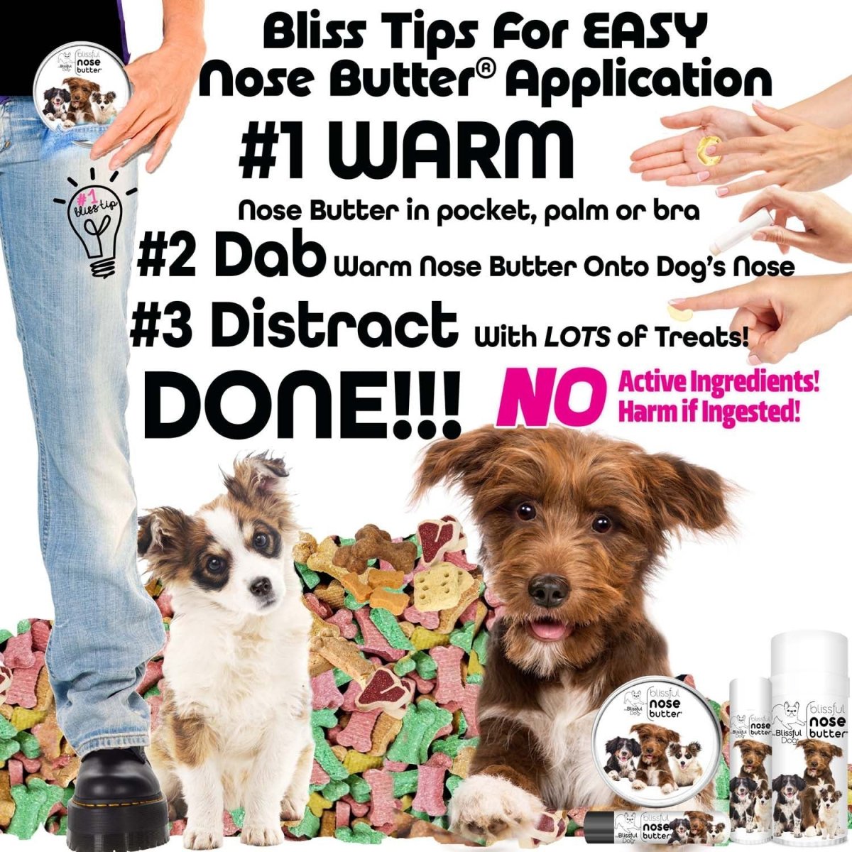 3 Cute Puppies Nose Butter - The Snag Bin