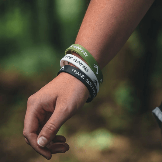 (3 Pack) Thank God For Hunting Bracelet - The Snag Bin