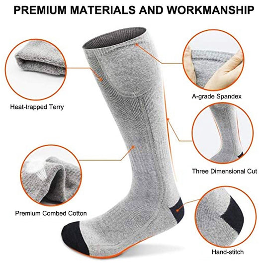 New Men And Women Remote Control Electric Socks Outdoor Cold Proof Warm Keeping Heating Socks USB Charging Heating Socks In Winter V.I.P Digital Presence   The Snag Bin