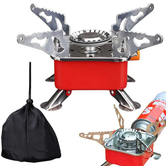 Camping Foldable Windproof Portable Burner Outdoor Gas Tank Stove for Backpacking Camping Hiking and Picnic Camping Burner V.I.P Digital Presence  17.64 The Snag Bin