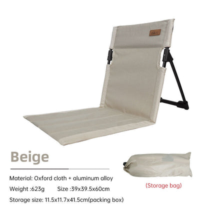 Outdoor camping backrest cushion chair portable folding chair tent leisure chair balcony park lawn picnic chair V.I.P Digital Presence  35.76 The Snag Bin