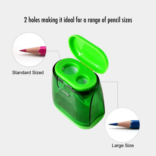 Pencil Sharpeners, Manual Pencil Sharpeners, 4PCS Colorful Dual Holes Pencil Sharpener with Lid, Portable Pencil Sharpener for Kids Adults School Office – Free Shipping 399e4a68e8c51c0f6fdb16646f87ddd8