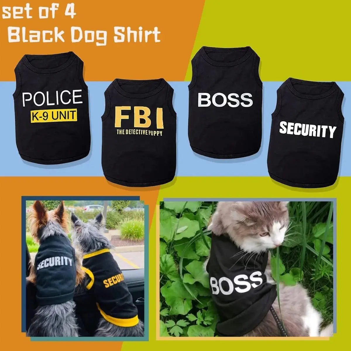 4 Packs Dog Shirts for Small Dogs - The Snag Bin