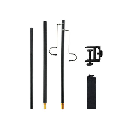 Outdoor Lightweight Aluminum Alloy Portable Camping Lamp Holder Lantern Stand with Storage Bag V.I.P Digital Presence   The Snag Bin