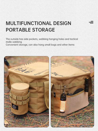 Outdoor Large Capacity Storage Bag 20L Set Pot Cooker Collision Resistant Multifunctional Portable Gas Tank Storage Bag Camping V.I.P Digital Presence   The Snag Bin