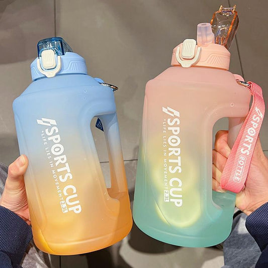 Extra Large Capacity Cup With Straw Fitness Sports Water Bottle Fitness Big Bottles 682e8c8c-749e-445a-b228-f64d299478f1