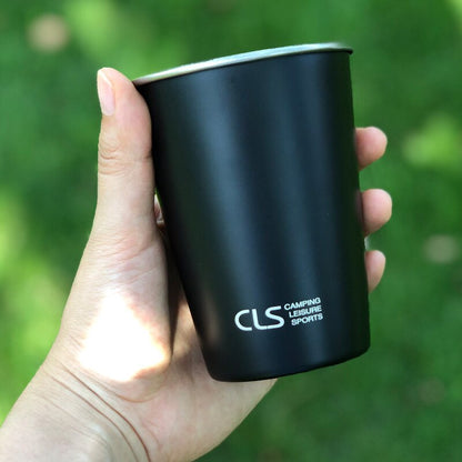 Outdoor 304 Stainless Steel Cup Camping 4-Piece Cup Set Picnic Barbecue Beer Steins Climbing Water Cup Tea Milk Coffee Cup V.I.P Digital Presence   The Snag Bin