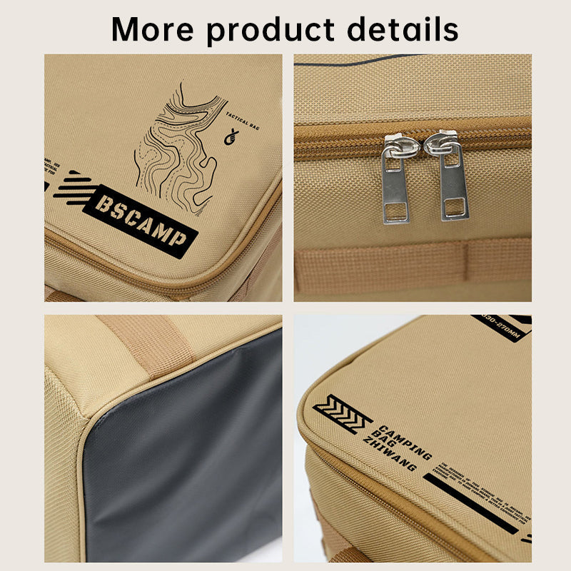 Outdoor storage bag, large - capacity foldable storage box, camping gear for picnic, portable, water - resistant V.I.P Digital Presence   The Snag Bin