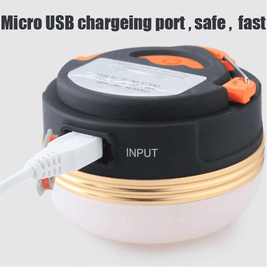 Mini Portable Camping Lights 3W LED Waterproof Tents Lamp Night Hanging lamp USB Rechargeable V.I.P Digital Presence   The Snag Bin