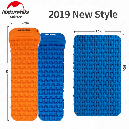 Naturehike Outdoor Camping Mat Inflatable Bag Inflatable Tent Sleeping Pad Ultralight Portable Picnic Air Mat Camping Picnic Pad V.I.P Digital Presence   The Snag Bin
