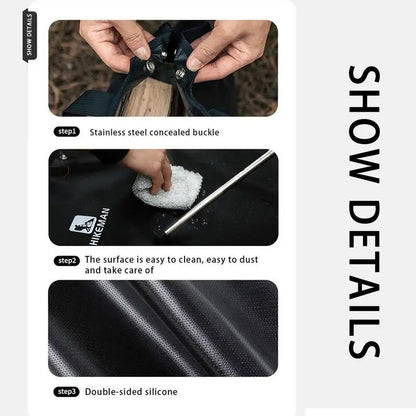 Camping Fireproof Mat Hexagonal Folding Heat Resistant Flame Retardant Insulation Pad Stove Anti Flame Padding Camping Supplies V.I.P Digital Presence   The Snag Bin