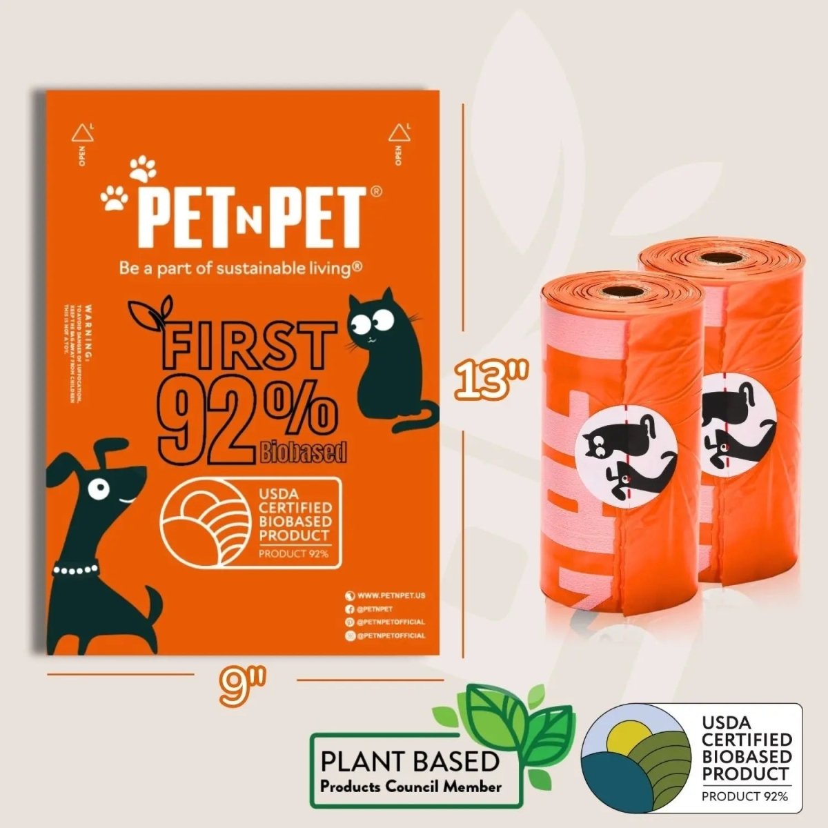 92% Biobased Poop Bags - The Snag Bin