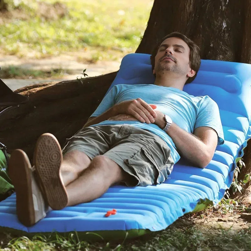 Ultralight Camping Sleeping Pad: Thicken, Self-Inflating with Built-in Pump (Outdoor/Travel) V.I.P Digital Presence   The Snag Bin