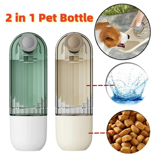 2 In 1 Pet Water Cup Segment Design Green Dog Walking Portable Drinking Cup Dog Feeding Supplies Pet Supplies Dog Walking Water Feeder Pets Products 9b788f5c-9947-4b63-b237-a5782e5d52af