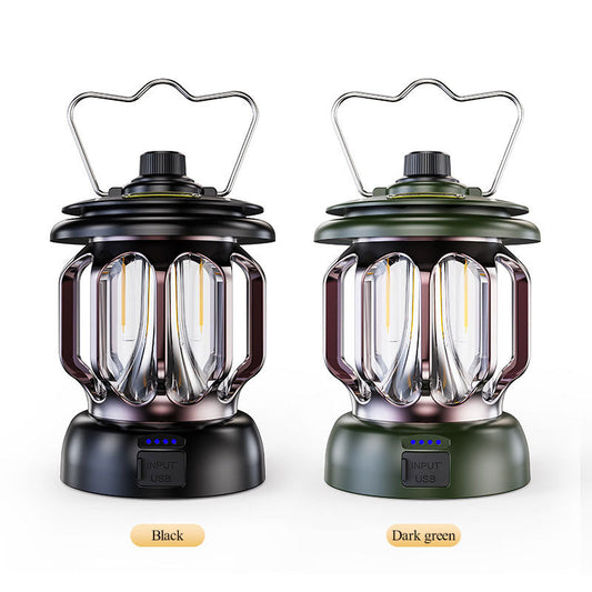 Led retro outdoor camping lamp white long battery life rechargeable tent camping lamp V.I.P Digital Presence   The Snag Bin