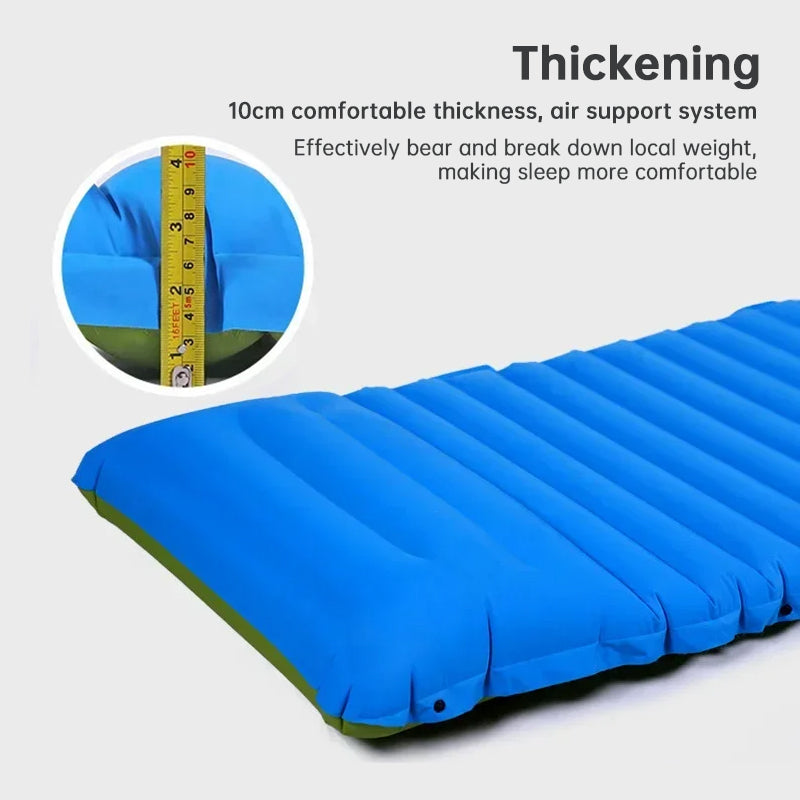 Ultralight Camping Sleeping Pad: Thicken, Self-Inflating with Built-in Pump (Outdoor/Travel) V.I.P Digital Presence   The Snag Bin