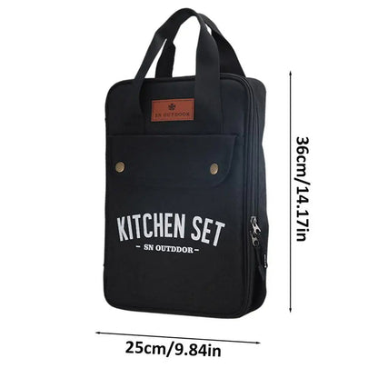 Camping Kitchen Set 8pcs Camping Outdoor Cookware Kit Stainless Steel Camping Tool Travel Set And Utensil Organizer Storage bag V.I.P Digital Presence  47.06 The Snag Bin